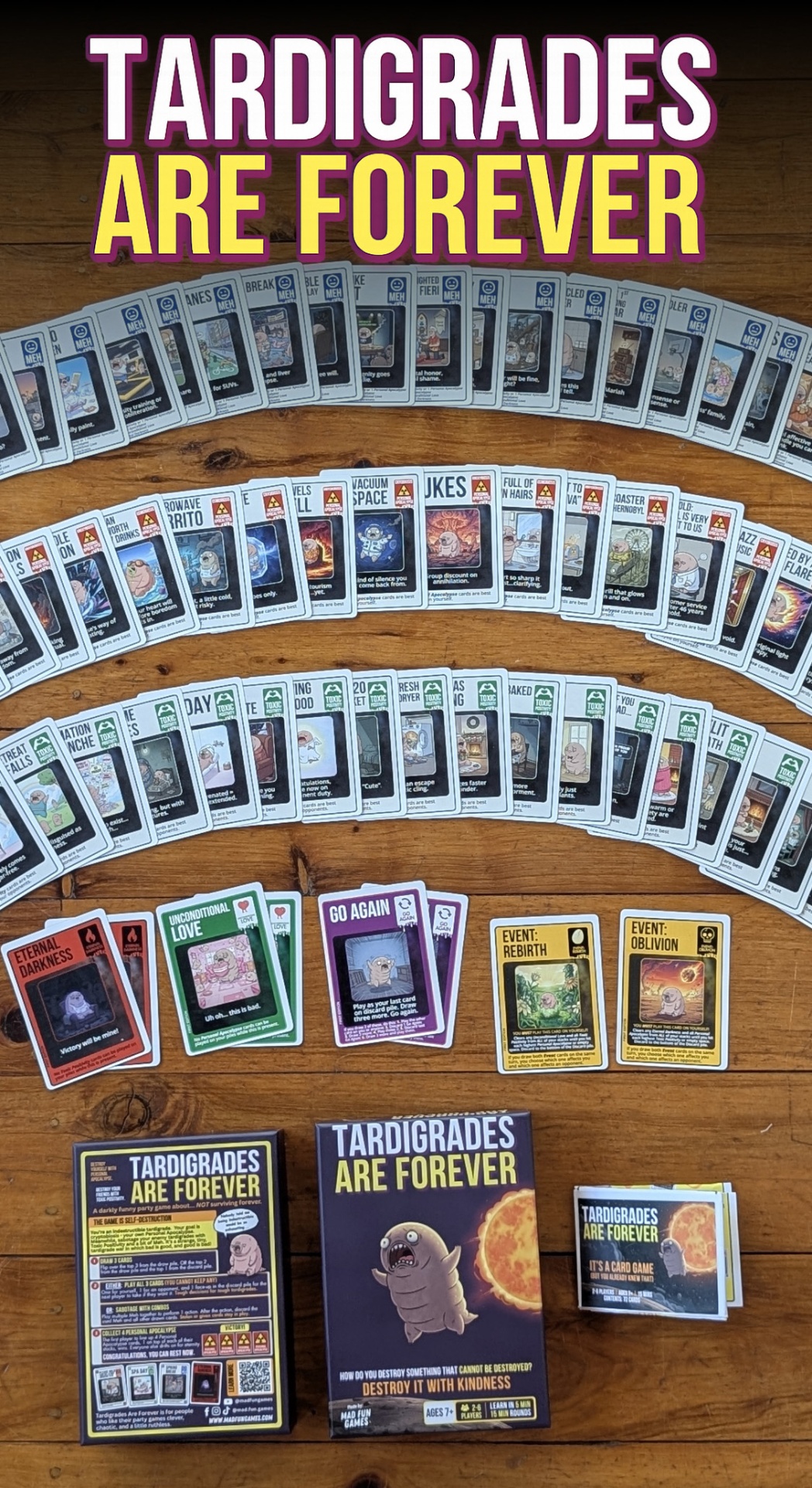 Tardigrades Are Forever card game
